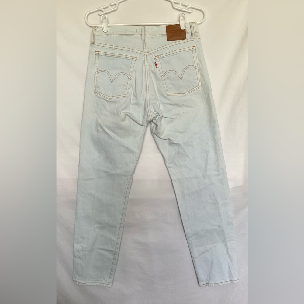 Levi's Blue Straight Leg Jeans Vintage-Inspired Classic - Picture 3 of 11